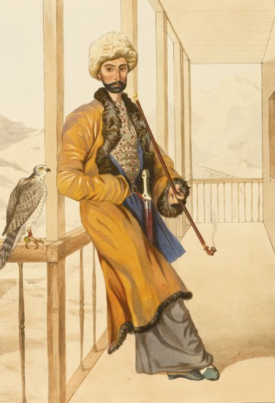 Caucasian Traditional Dress, 1840s by Grigori Grigorevich Gagarin