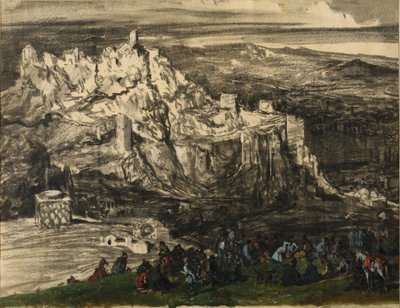 View of Tiflis, 1840s by Grigori Grigorevich Gagarin