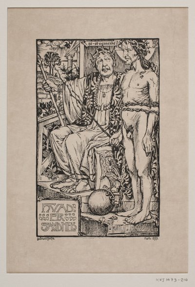 Christ Before Pilate by Gudmund Hentze