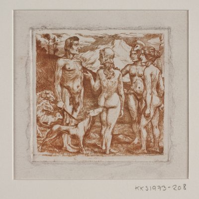 The Judgment of Paris by Gudmund Hentze