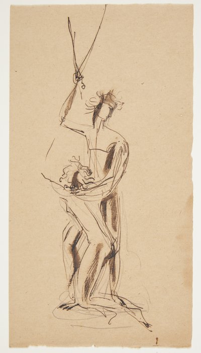 Draft for Statuette Group by Gudrun Traustedt
