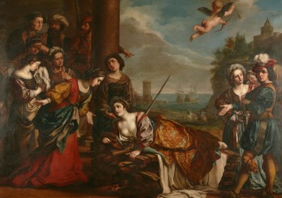 The Death of Dido by Guercino (1591 1666) (after)