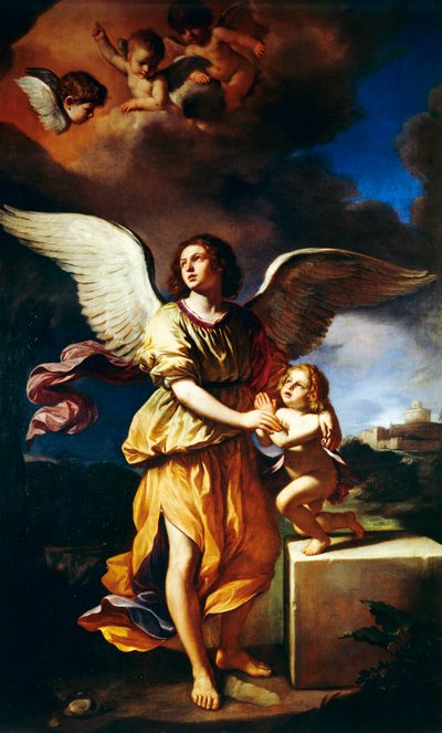 Guardian Angel by Guercino