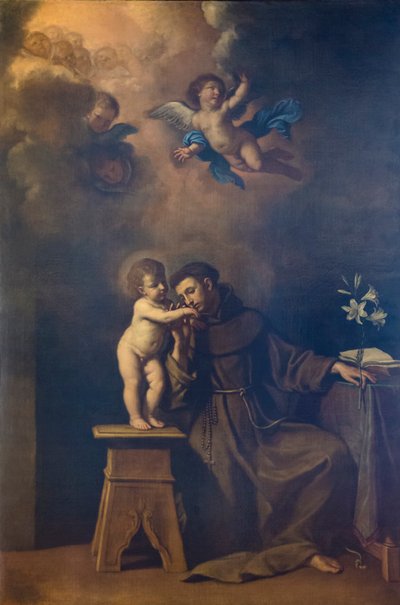 Saint Anthony of Padua by Guercino (1591 1666)