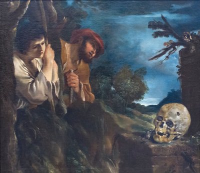 Shepherds in Arcadia by Guercino (1591 1666)