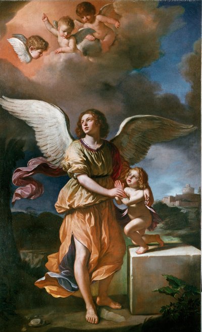 The Guardian Angel by Guercino