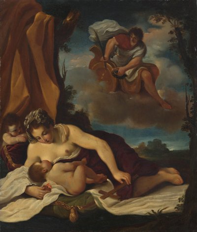 Charity by Guercino (copy after)