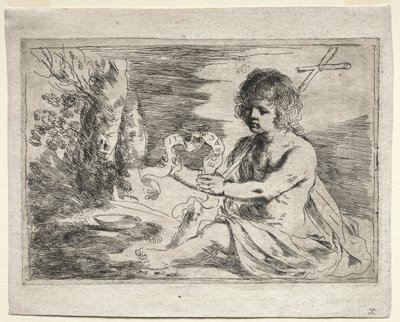 St. John the Baptist, 1650s by Guercino