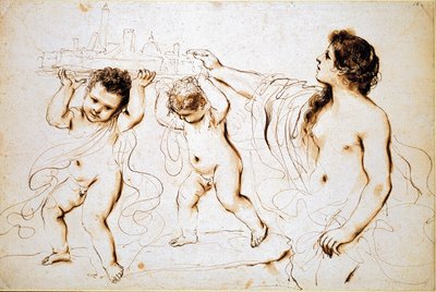 The Emblem of the City of Bologna, 1625-1629 by Guercino