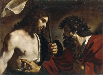 The Incredulity of Saint Thomas by Guercino