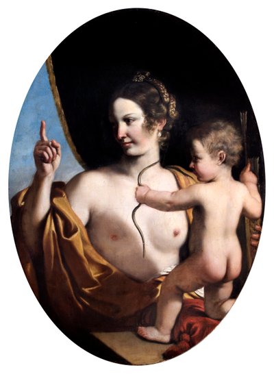 Venus and Cupid, 1630 by Guercino