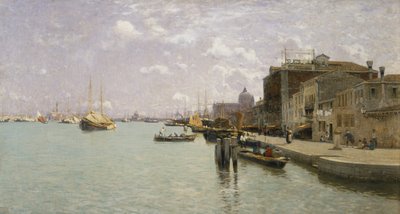 Morning on the Giudecca, Venice by Guglielmo Ciardi