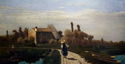 Rural Landscape, Morning in May by Guglielmo Ciardi