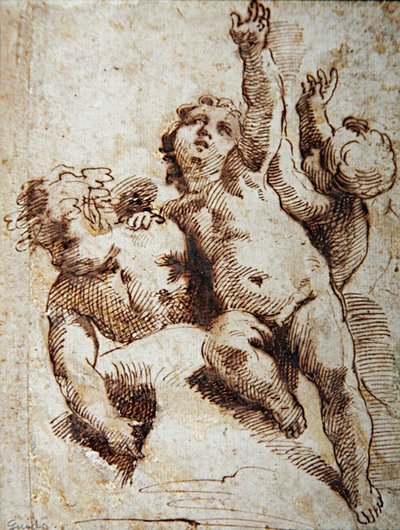 Cherubs, c.1620 by Guido (attr. to) Reni