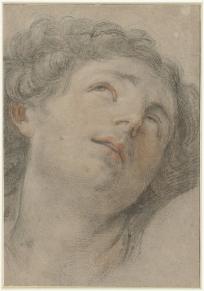 Head of Saint Sebastian, Looking Upwards by Guido Reni