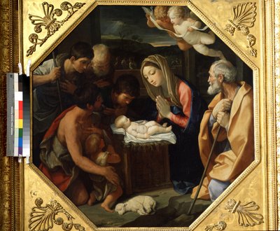 The Adoration of the Christ Child by Guido Reni