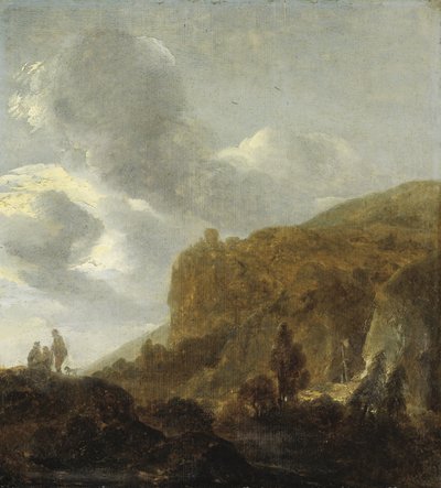 Mountainous Landscape by Guillam Du Bois