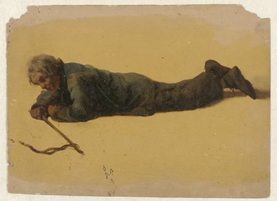 Man Leaning Forward by Guillaume Anne van der Brugghen