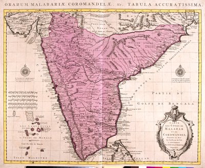 India (Except North) by Guillaume Delisle