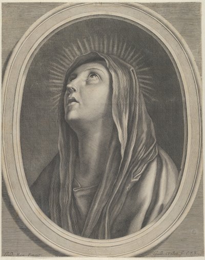 The Virgin Looking Up by Guillaume Vallet