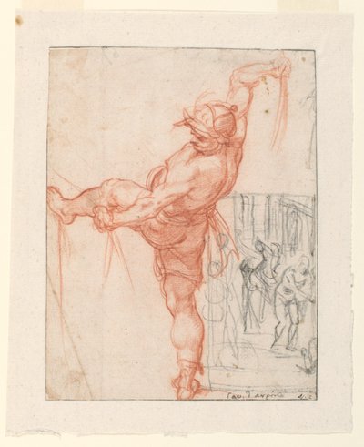 Studies for the Flagellation of Christ by Guiseppe Cesari