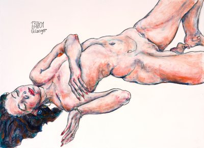 Reclining Nude, In the Universe of Senses by Gunter Langer