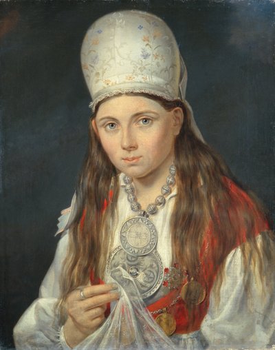 Estonian Girl by Gustav Adolf Hippius