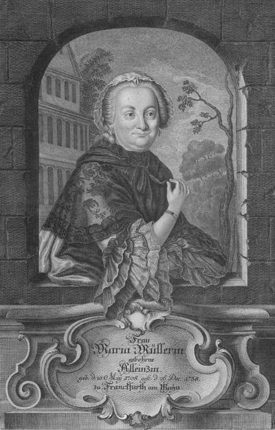 Frau Maria Mullerin, 1759 by Gustav Andreas Wolfgang