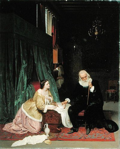 Visit of the Doctor by Gustav Jakovlevich Budkovsky