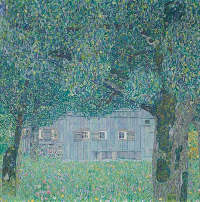 Farmhouse in Buchberg (Upper Austrian Farmhouse) by Gustav Klimt
