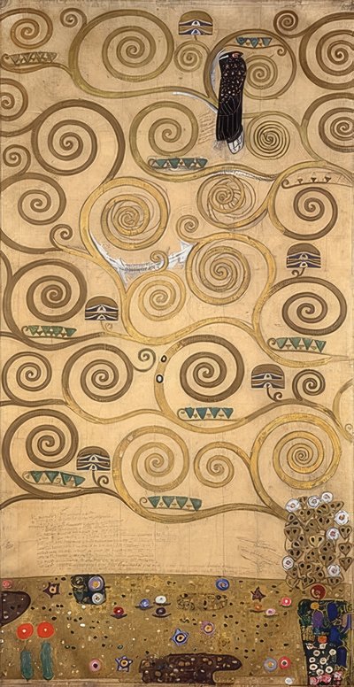 Design for the Stoclet Frieze. (Detail). 1905/09 by Gustav Klimt