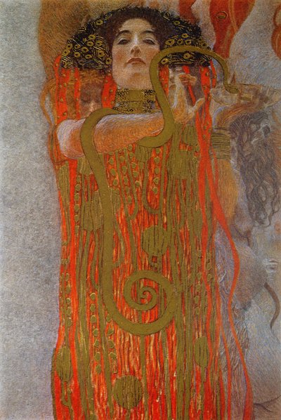 Hygieia (detail) by Gustav Klimt
