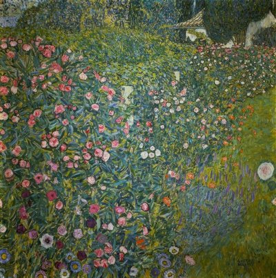 Italian Garden Landscape by Gustav Klimt
