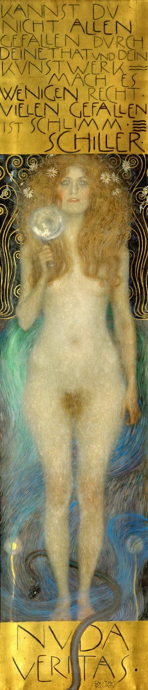 Nuda Veritas by Gustav Klimt