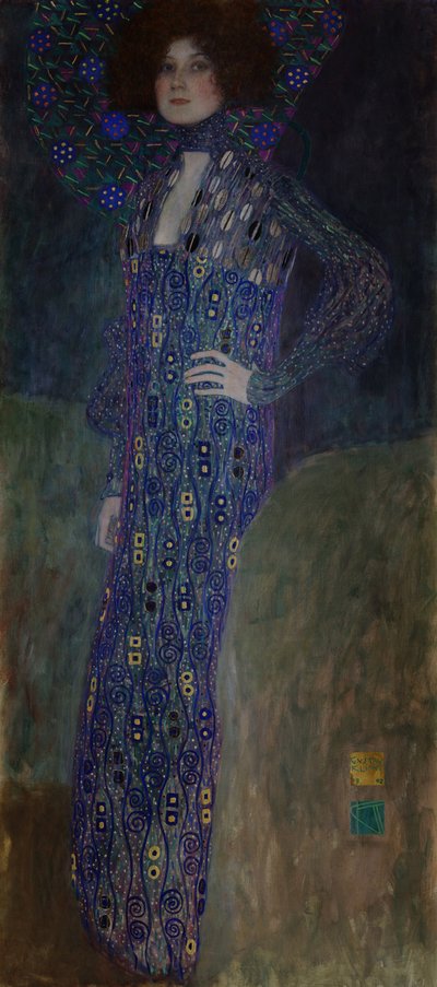 Portrait of Emilie Flöge by Gustav Klimt