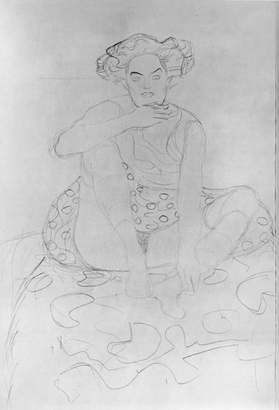 Seated Woman, 1916 by Gustav Klimt