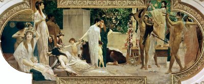 The Carriage of Thespis by Gustav Klimt