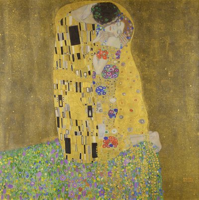The Kiss, 1907-08 by Gustav Klimt