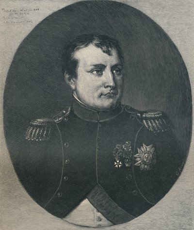 Napoleon Bonaparte in 1809 by Gustav Kruell