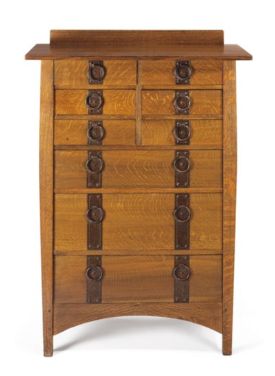 Chest of Drawers, Model No. 913 by Gustav Stickley