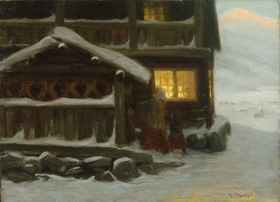 Christmas Guests by Gustav Wentzel