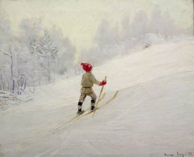 Ski Training by Gustav Wentzel