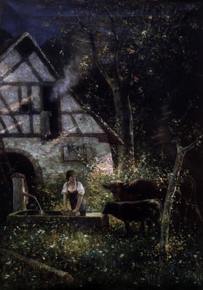 The First Rays by Gustave Adolphe Jundt