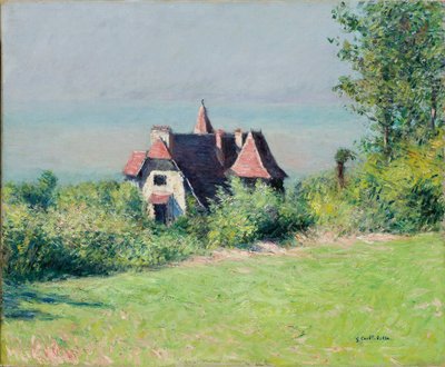 A Villa at Trouville by Gustave Caillebotte