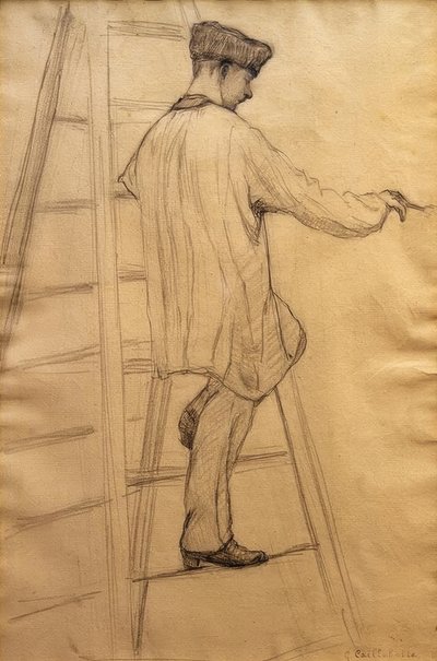 Study for The House Painters by Gustave Caillebotte