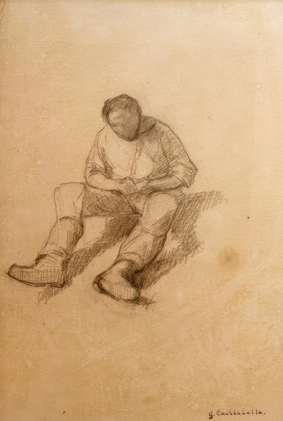 Study for The Floor Scrapers by Gustave Caillebotte