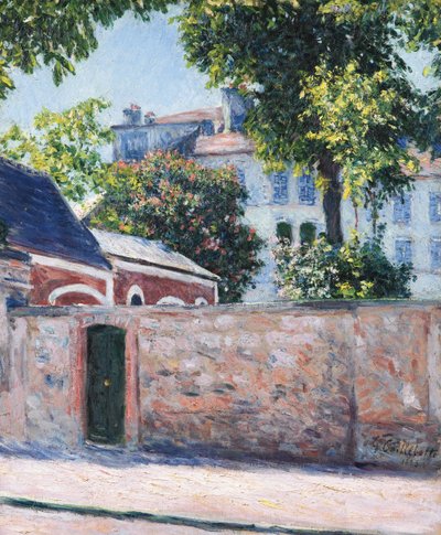 Houses in Argenteuil by Gustave Caillebotte