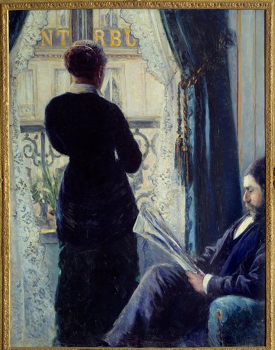 Interior, Woman in the Window by Gustave Caillebotte