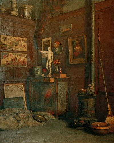 Studio Interior by Gustave Caillebotte