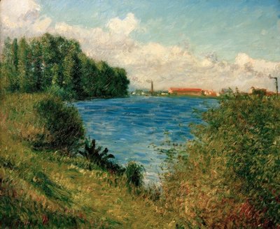 The Seine at Argenteuil by Gustave Caillebotte